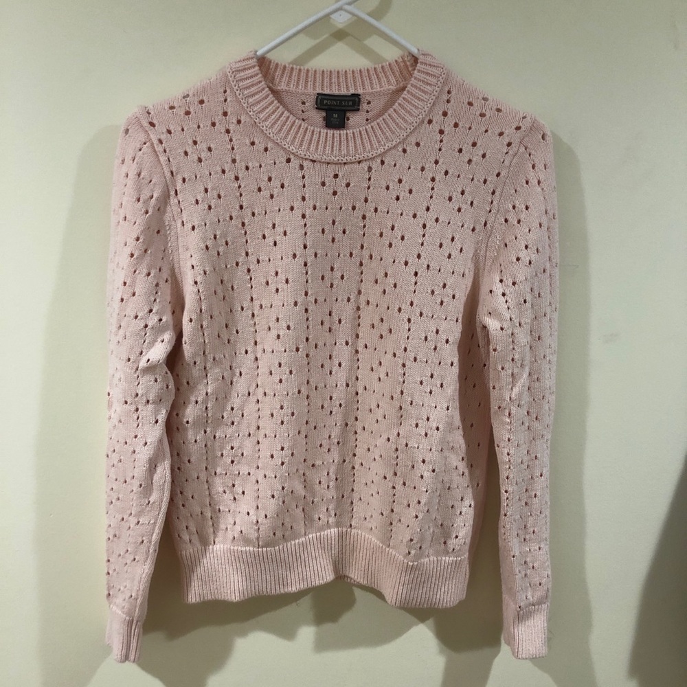 J. Crew Pointelle Sweater